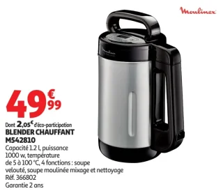 Moulinex Blender chauffant M542810