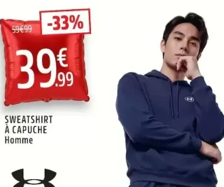 SWEATSHIRT À CAPUCHE Homme Under Armour