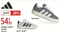 Basket Grand Court Alpha Adulte Adidas