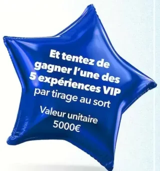 5 expériences VIP à gagner par tirage au sort