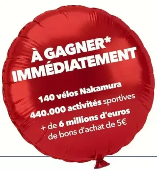 140 vélos Nakamura et 440.000 activités sportives à gagner