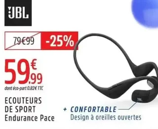 Ecouteurs de Sport Endurance Pace JBL