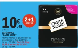 Café moulu "Carte Noire"