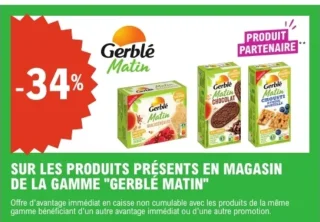 Gamme Gerblé Matin