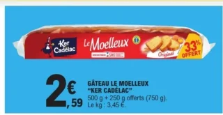 Ker Cadélac Gâteau Le Moelleux