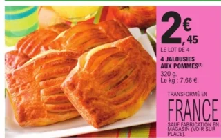 4 jalousies aux pommes