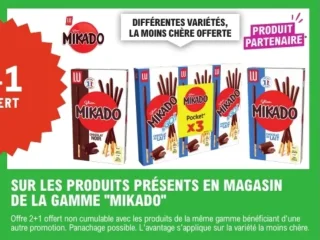 SUR LES PRODUITS PRÉSENTS EN MAGASIN DE LA GAMME "MIKADO"