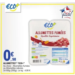 Allumettes "Eco+" (Allumettes fumées ou Allumettes natures)