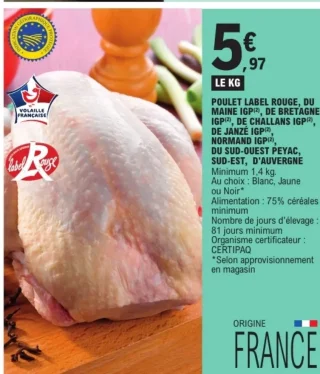 Poulet Label Rouge