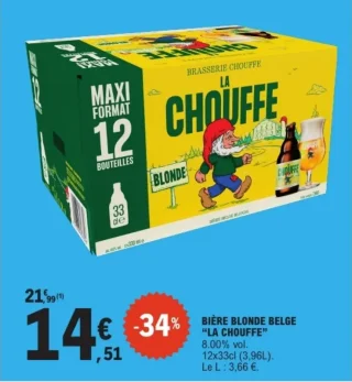 Bière blonde belge La Chouffe