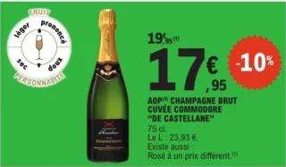 AOP Champagne Brut Cuvée Commodore DE CASTELLANE
