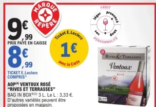 AOP Ventoux Rosé RIVES & TERRASSES