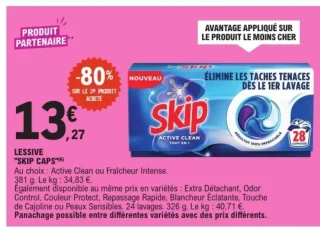 Lessive "Skip Caps"