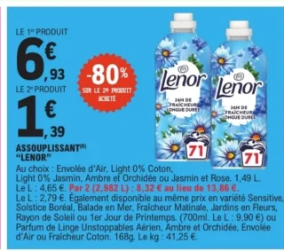 Assouplissant "Lenor"