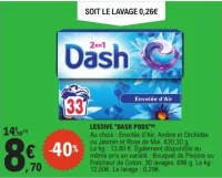 Lessive Dash Pods