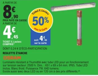 Réglette étanche Osram