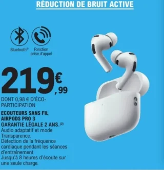 Ecouteurs Sans Fil AirPods Pro 3