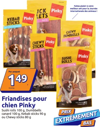 Friandises pour chien Pinky