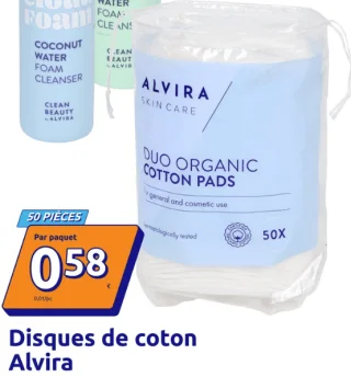 Disques de coton Alvira