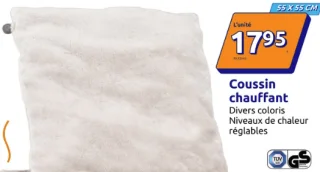 Coussin chauffant