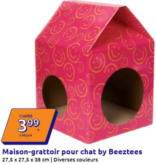 Maison-grattoir pour chat by Beeztees