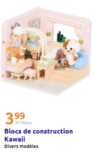 Blocs de construction Kawaii