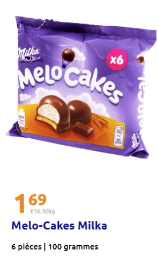 Melo-Cakes Milka