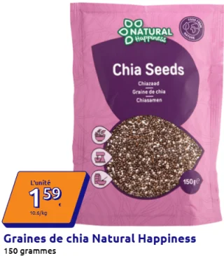 Graines de chia Natural Happiness