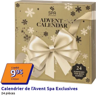 Calendrier de l'Avent Spa Exclusives
