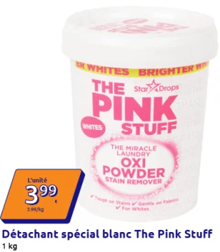 Détachant spécial blanc The Pink Stuff