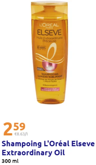 Shampoing L'Oréal Elseve Extraordinary Oil