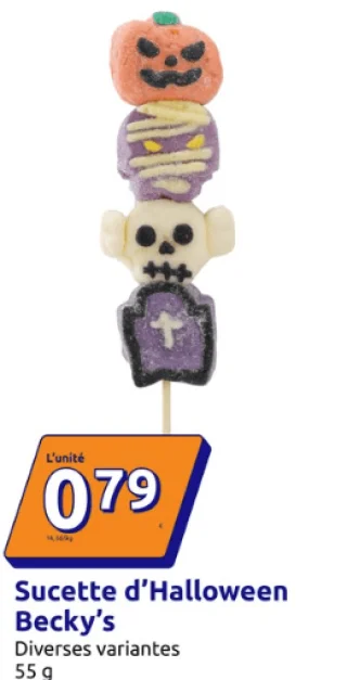 Sucette d'Halloween Becky's