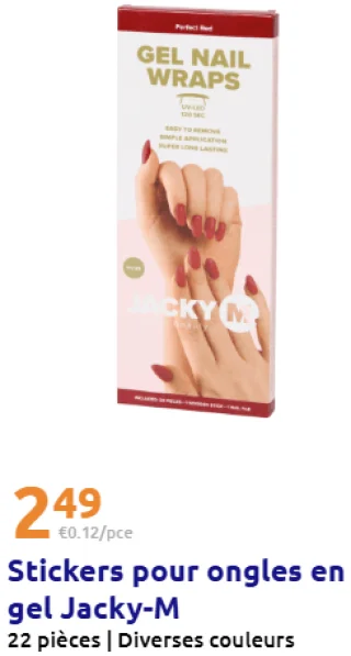 Stickers pour ongles en gel Jacky-M