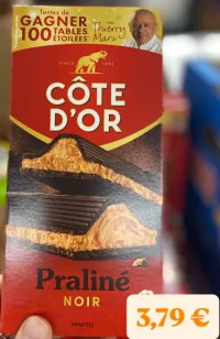 Côte d'Or Praliné Noir Noisettes
