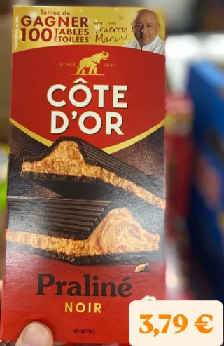 Côte d'Or Praliné Noir Noisettes