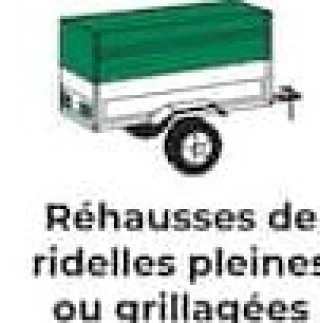 Feu Vert Réhausses de ridelles pleines ou grillagées