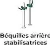 Feu Vert Béquilles arrière stabilisatrices