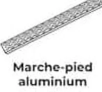 Feu Vert Marche-pied aluminium