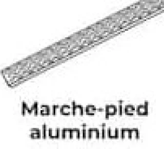Feu Vert Marche-pied aluminium