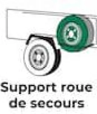 Feu Vert Support roue de secours