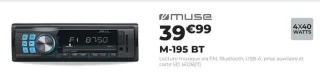 Autoradio Muse M-195 BT