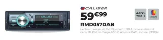 Autoradio Caliber RMD057DAB