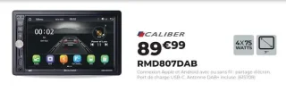 Autoradio Caliber RMD807DAB