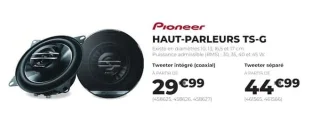 Pioneer Haut-parleurs TS-G