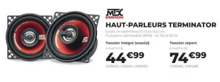 MTX Audio Haut-parleurs Terminator