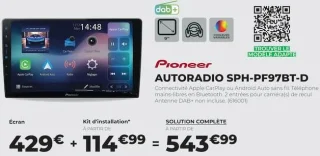 Pioneer Autoradio SPH-PF97BT-D