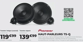 Pioneer Haut-Parleurs TS-Q