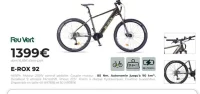 Vélo électrique Feu Vert E-ROX 92