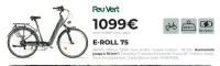 Vélo électrique Feu Vert E-ROLL 75
