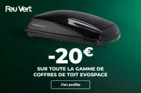 Coffres de toit Evospace Feu Vert